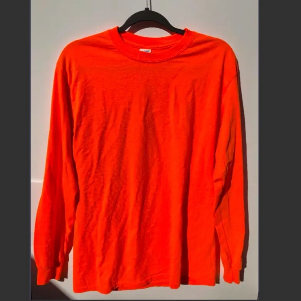 Orange longsleeve shirt